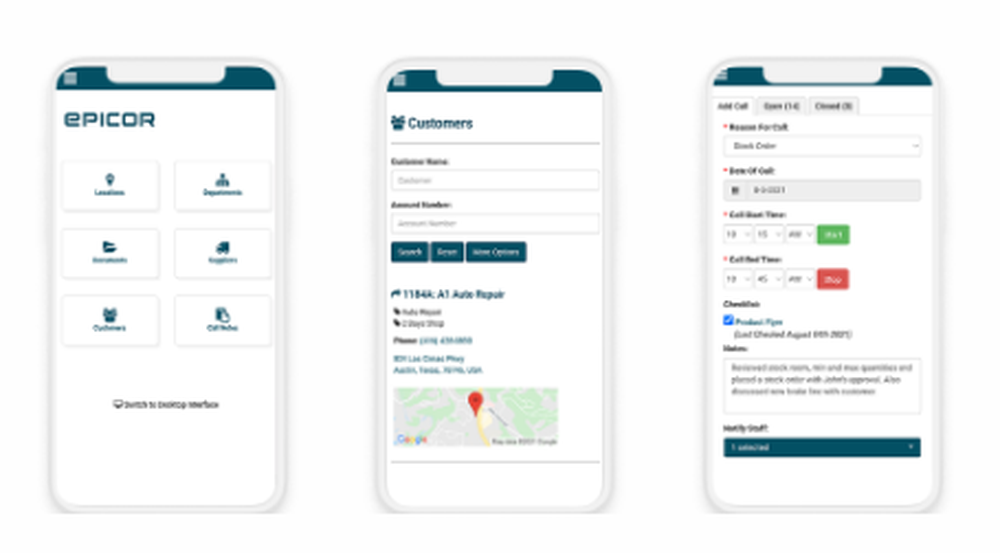 Epicor SalesProGo Screenshot 1