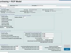 Reorder Point Modeling Tool