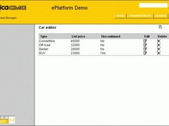 maintenance (table editor)