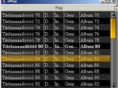 Scrollbar (button is only for testing)