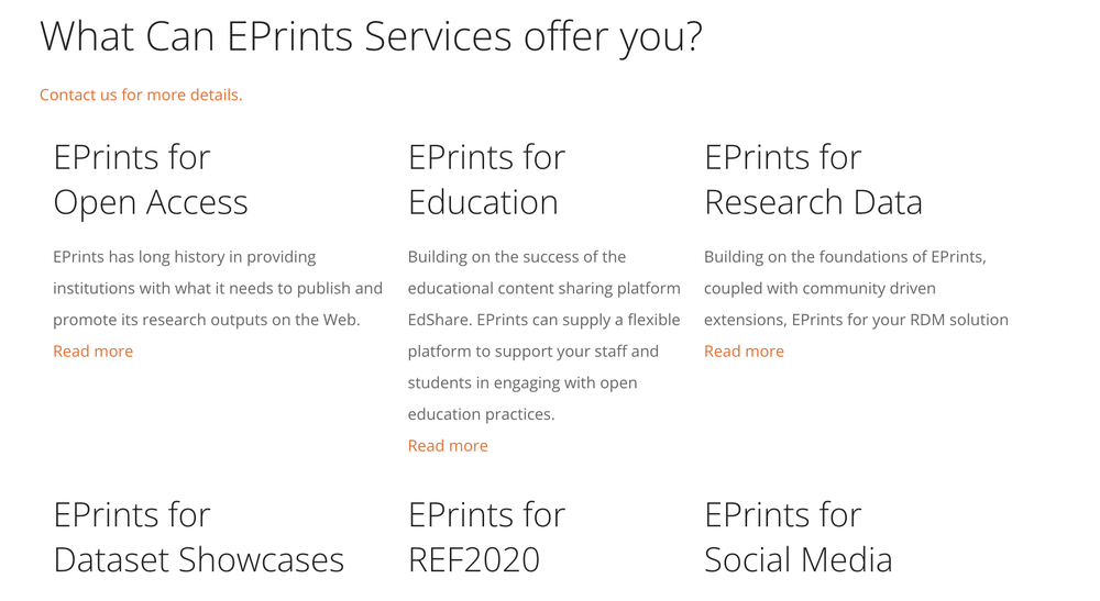 EPrints Screenshot 1