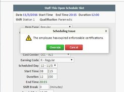 eProScheduler-EmployeeShiftSchedulingValidation