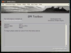 EPRtoolbox home screen