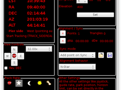 The main window with configuration pane