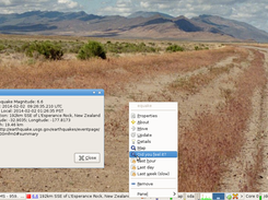 Equake Xfce panel plugin
