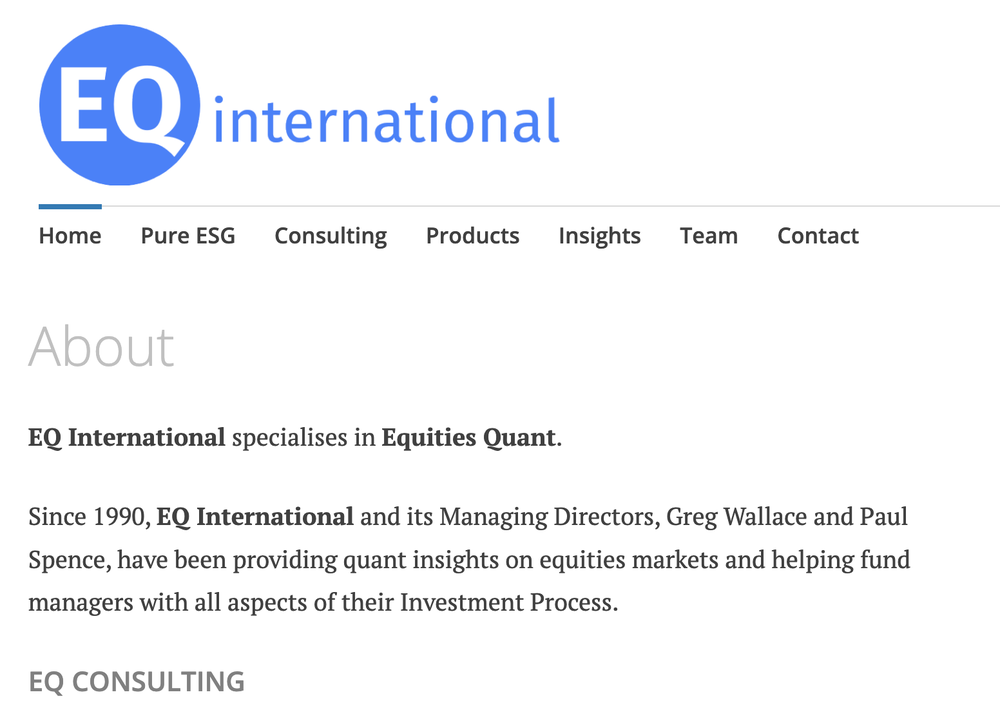 EQ International Screenshot 1