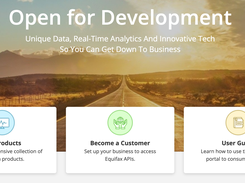 Equifax API Developer Portal Screenshot 1