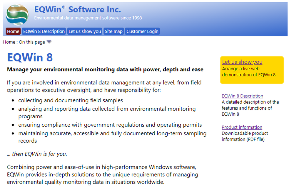 EQWin Screenshot 1