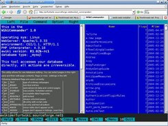 WikiCommander for database administration