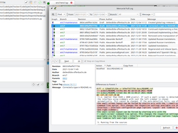 3. The version control system interface