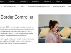 Ericsson Session Border Controller (SBC) Screenshot 1
