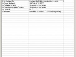 Metadata stored in properties