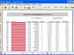 Informe de rentabilidad (clientes tachados)