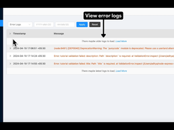 View Error Logs