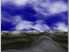 Terrain and sky dome