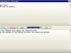 Main window, simple interface. CSS skinned HTML Application.