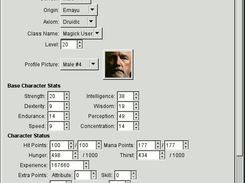 Book II Character Editing