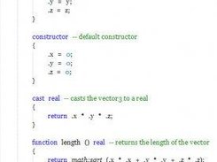 A syntax and structure example