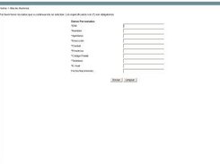 Pupils registration interface