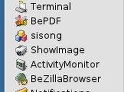 Launcher menu