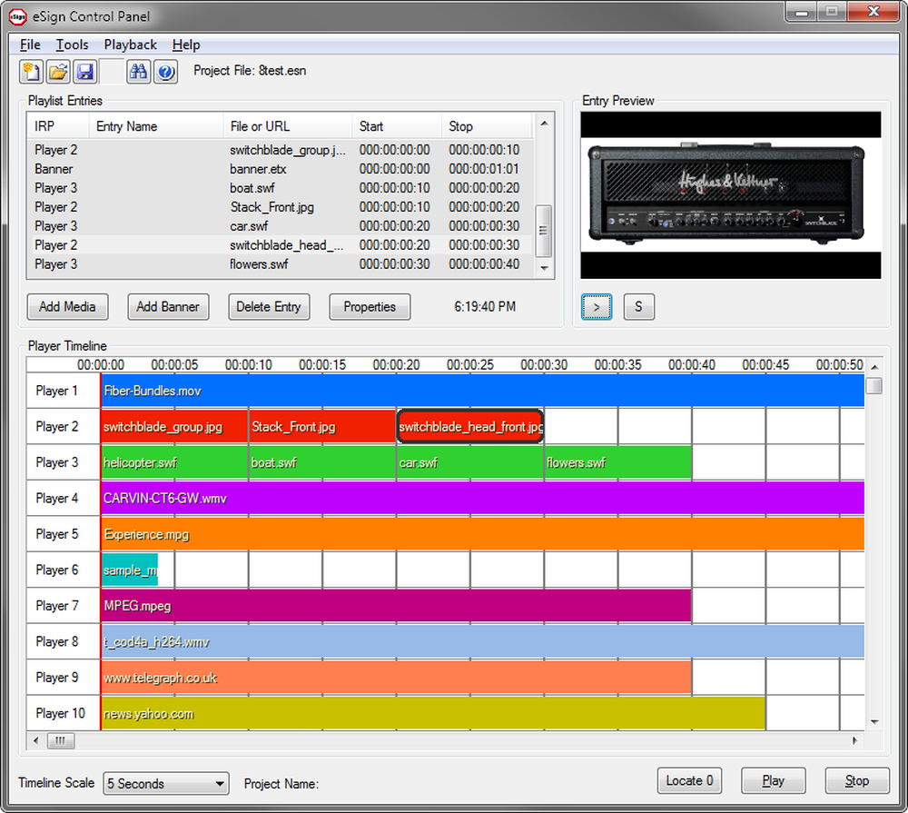eSign Playback UI