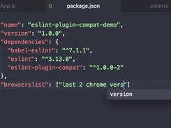eslint-plugin-compat Screenshot 1