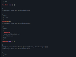 eslint-plugin-jsdoc Screenshot 1