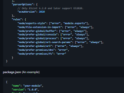 eslint-plugin-node Screenshot 1