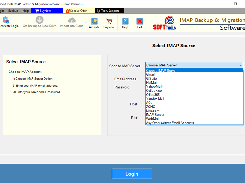 First Screen of IMAP Backup Software