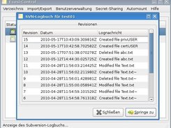 Esosi-Control application (v2.0), subversion logfile