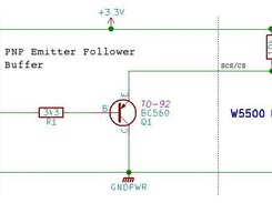 Emitter-follower connection detail
