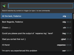 espanso Screenshot 1