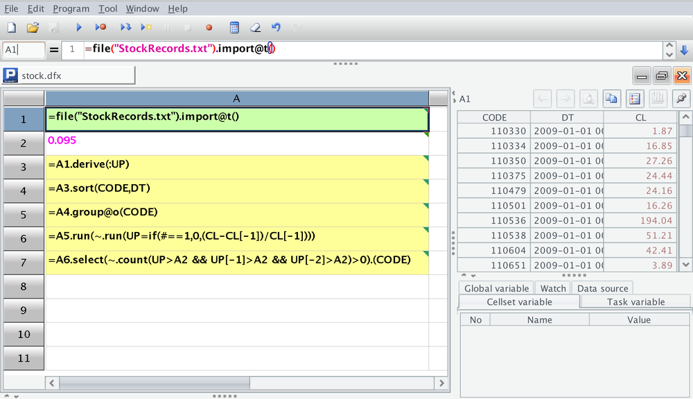 Install and use immediately, with WYSIWYG-style interface that enables easy debugging and convenient intermediate result reference.