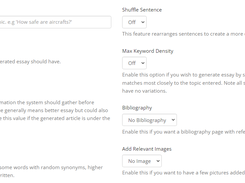 Essay Generator Screenshot 1