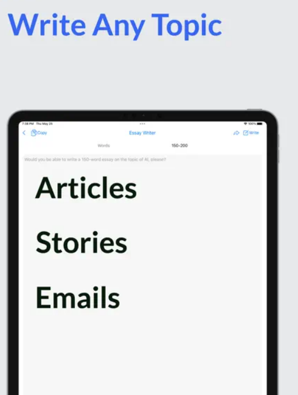 Essay Writer Screenshot 1