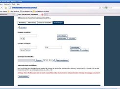 Adminbereich - Einstellungen