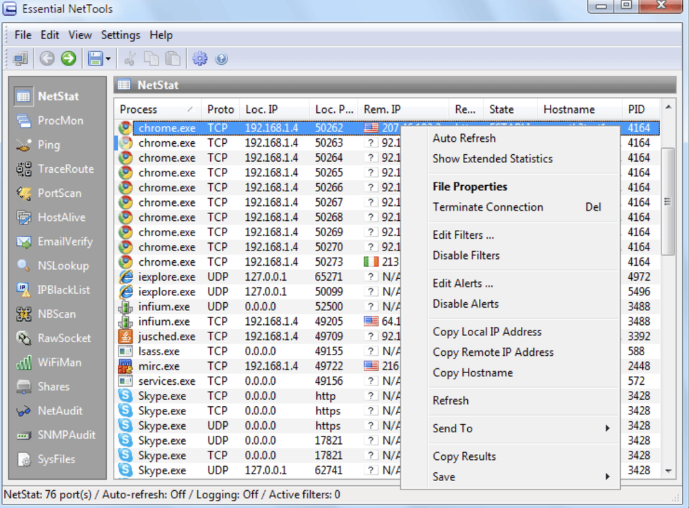 Essential NetTools Screenshot 1