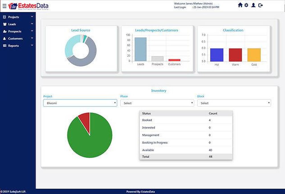 EstatesData Screenshot 1