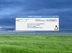 (Linux) Login screen. Choose the location you connect from.