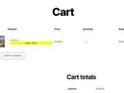 Estimated Delivery Date Per Product For Screenshot 6