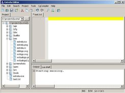 project browser (content of projectdirectory)