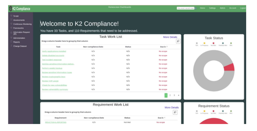 Etactics CMMC Compliance Suite Screenshot 1