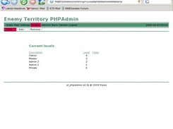 You can view and modify levels for your server