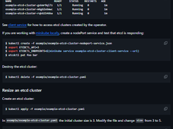 etcd operator Screenshot 1