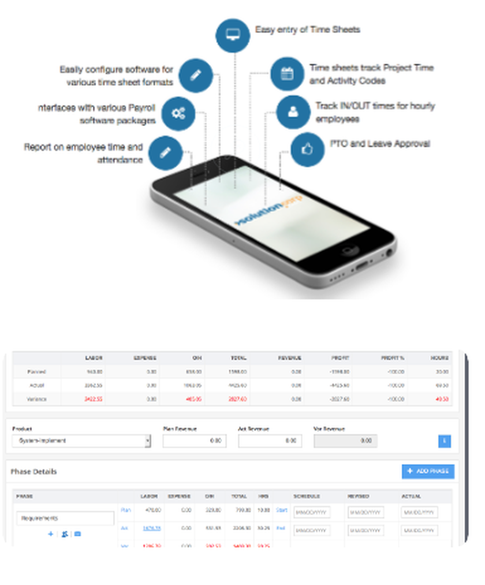 SolutionCorp Online Timesheet Screenshot 1