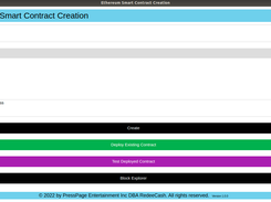 Ethereum Contract Creator Screenshot 1