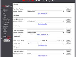 Setting up your variables... 2nd step after resetting the default admin password.
