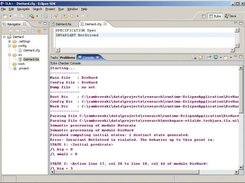 TLC Model Checker output is written to Eclipse console