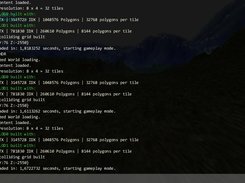 Console for commands and logging