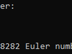 Euler number calculation